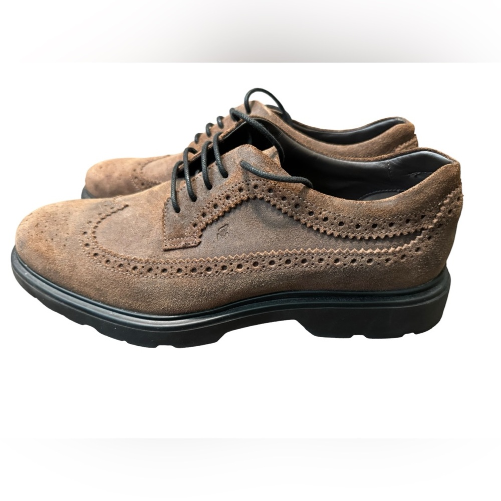 HOGAN***Men’s Brown Suede Oxfords Shoes***US 9****$585